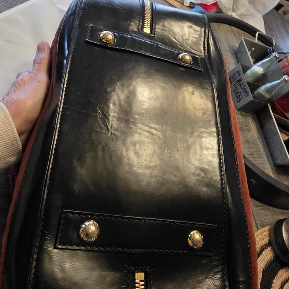 Louis Vuitton Brown Suede Tote Bag - Picture 6 of 16